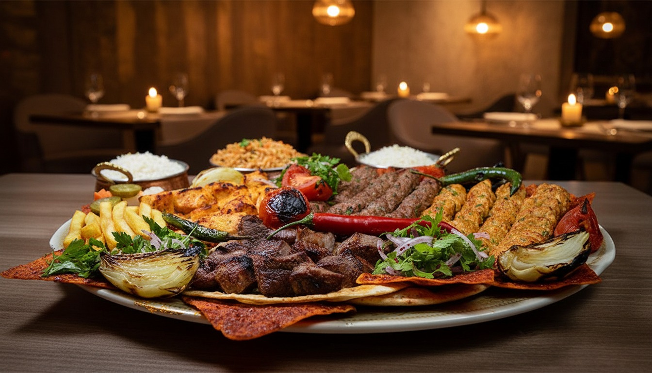 Our Mix Grill Platter Best Halal BBQ in Villa Park